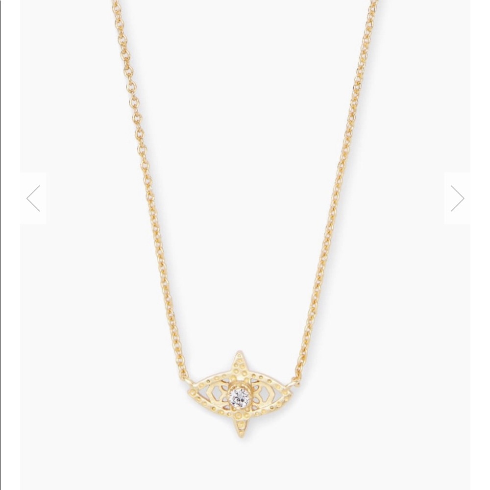 Kendra Scott Caleb Pendant Necklace Goldtone